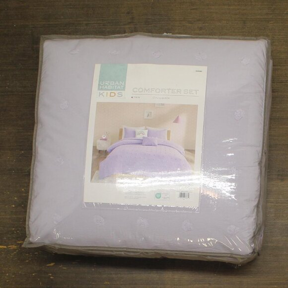 NEW Urban Habitat 4-Piece Comforter Set Callie Lavender Purple Twin / Twin XL - Picture 1 of 14